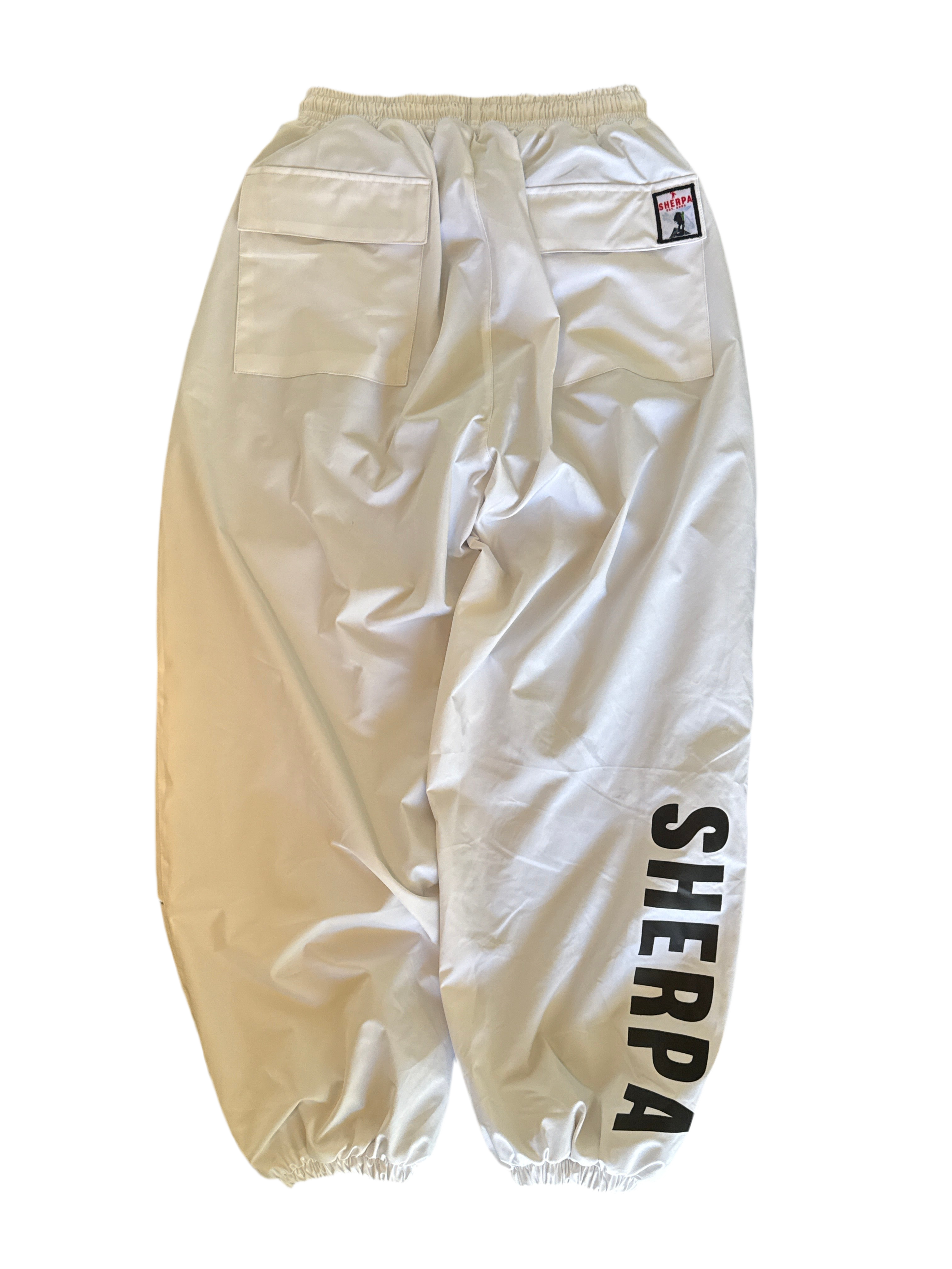 Sherpa Spider Pants - White
